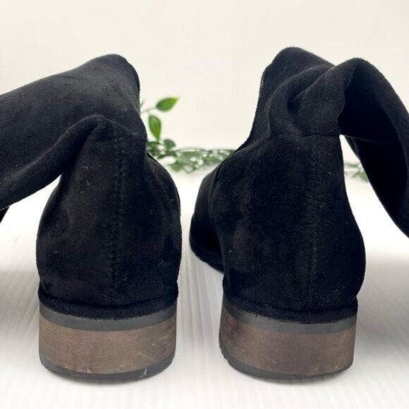 Stuart Weitzman Women's Lowland Over the Knee Black Suede Boots 6.5 - Picture 6 of 11